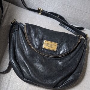 Marc Jacobs Black Leather Crossbody Bag